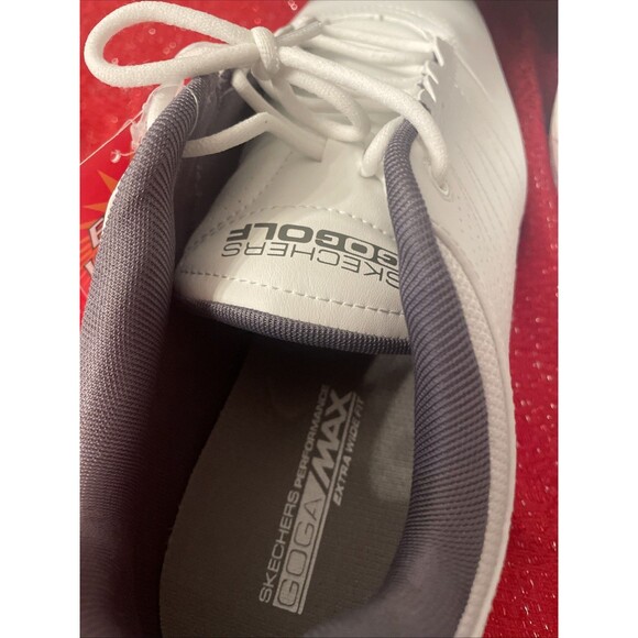 Skechers GO GOLF Pivot Spikeless Golf White/ Gray Shoes Men 11 Extra Wide New main image 4